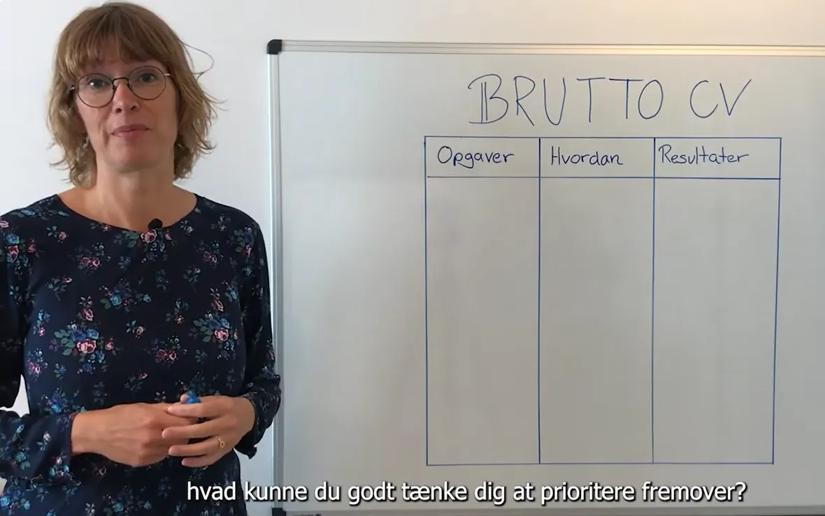 Thumbnail for Sådan laver du et brutto CV