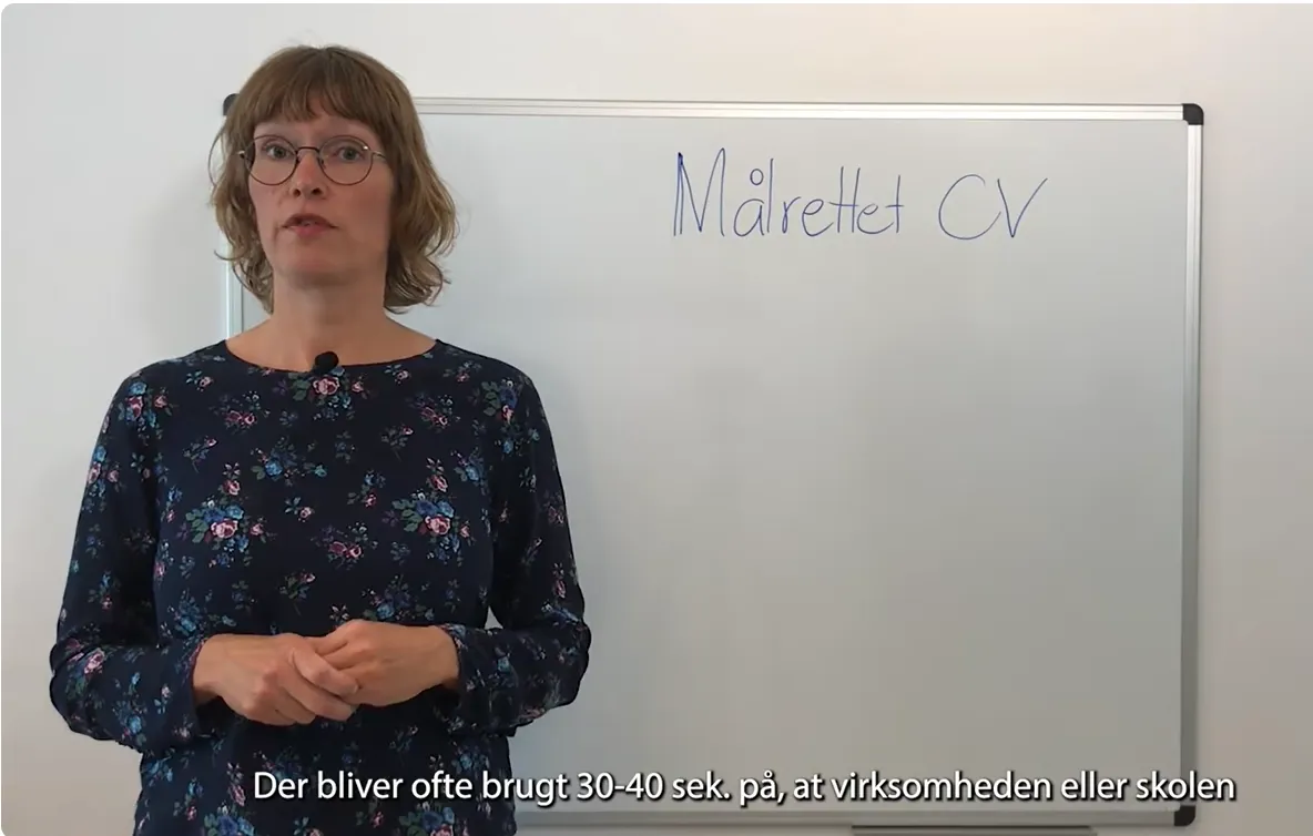 Thumbnail for Sådan laver du et målrettet CV